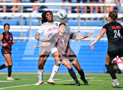 Thumbnail 3 in Coppell vs. Lake Travis (UIL 6A Soccer Division I Final) photogallery.