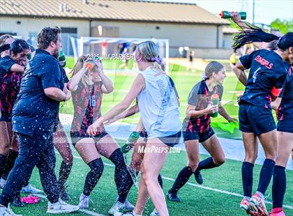 Thumbnail 2 in Coppell vs. Lake Travis (UIL 6A Soccer Division I Final) photogallery.