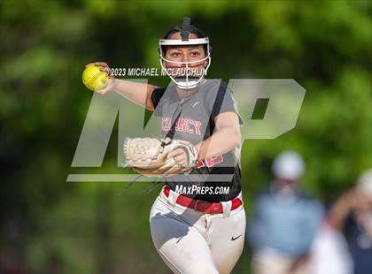 Thumbnail 2 in Monsignor McClancy vs Fontbonne Hall Academy (CHSAA BQ Tier 1 Quarterfinal) photogallery.