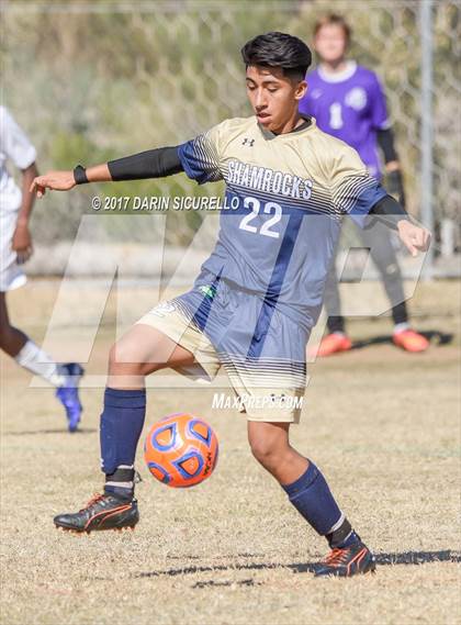 Thumbnail 3 in Arizona College Prep vs.Yuma Catholic (AIA 3A Quarterfinal) photogallery.