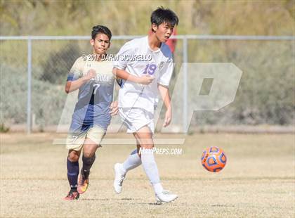 Thumbnail 2 in Arizona College Prep vs.Yuma Catholic (AIA 3A Quarterfinal) photogallery.