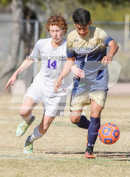 Thumbnail 2 in Arizona College Prep vs.Yuma Catholic (AIA 3A Quarterfinal) photogallery.