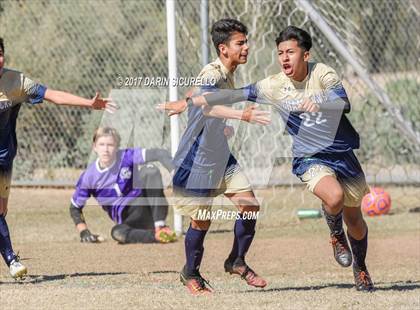 Thumbnail 3 in Arizona College Prep vs.Yuma Catholic (AIA 3A Quarterfinal) photogallery.