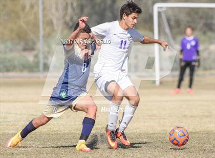 Thumbnail 3 in Arizona College Prep vs.Yuma Catholic (AIA 3A Quarterfinal) photogallery.