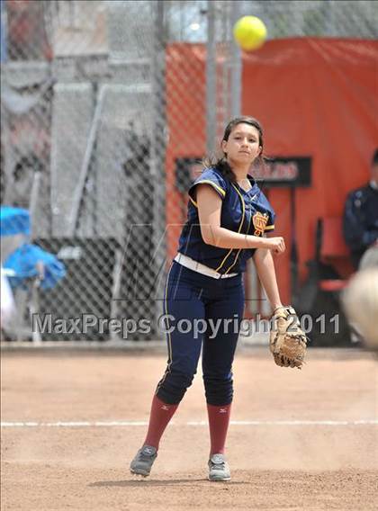 Thumbnail 2 in San Dimas vs. Cantwell-Sacred Heart (Whittier Christian Tournament) photogallery.