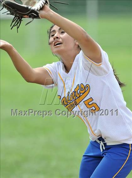 Thumbnail 2 in San Dimas vs. Cantwell-Sacred Heart (Whittier Christian Tournament) photogallery.