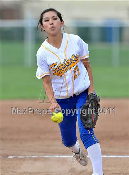 Thumbnail 2 in San Dimas vs. Cantwell-Sacred Heart (Whittier Christian Tournament) photogallery.