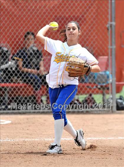 Thumbnail 2 in San Dimas vs. Cantwell-Sacred Heart (Whittier Christian Tournament) photogallery.