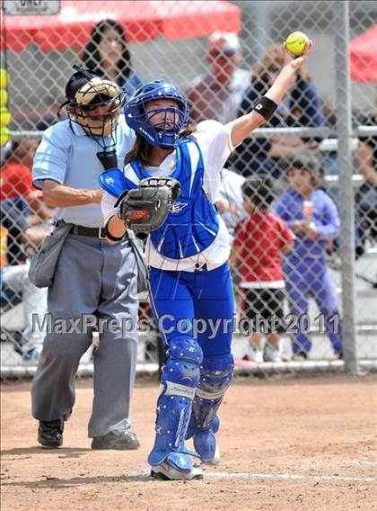 Thumbnail 3 in San Dimas vs. Cantwell-Sacred Heart (Whittier Christian Tournament) photogallery.