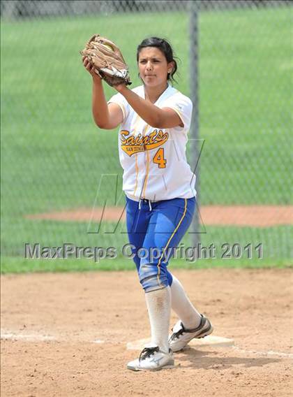 Thumbnail 3 in San Dimas vs. Cantwell-Sacred Heart (Whittier Christian Tournament) photogallery.