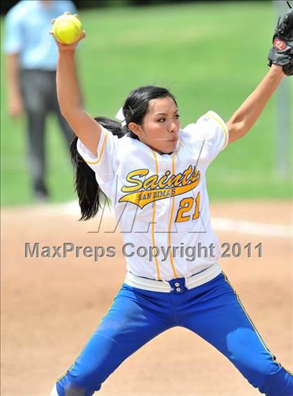 Thumbnail 1 in San Dimas vs. Cantwell-Sacred Heart (Whittier Christian Tournament) photogallery.