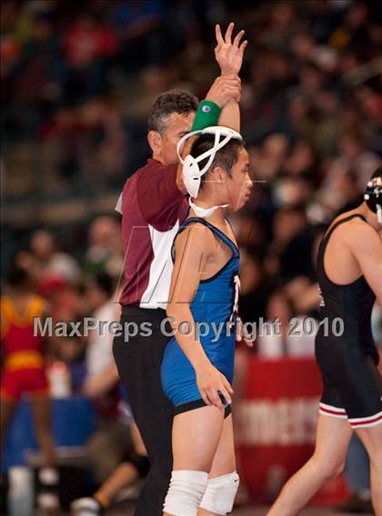Thumbnail 1 in CIF State Wrestling Championships (Day 1 - Round 6) photogallery.
