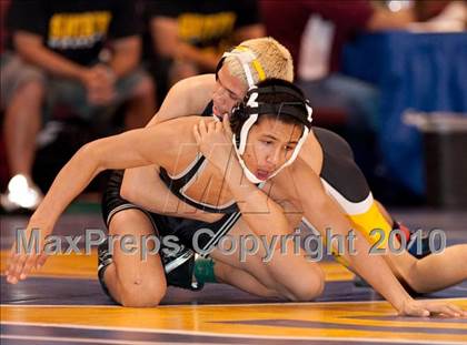 Thumbnail 3 in CIF State Wrestling Championships (Day 1 - Round 6) photogallery.