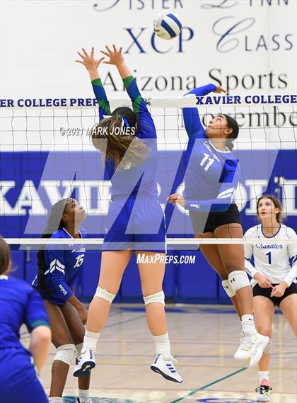Thumbnail 3 in Chandler @ Xavier College Prep (Senior Night) photogallery.