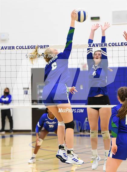 Thumbnail 2 in Chandler @ Xavier College Prep (Senior Night) photogallery.