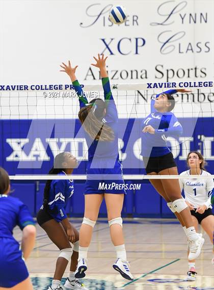 Thumbnail 2 in Chandler @ Xavier College Prep (Senior Night) photogallery.