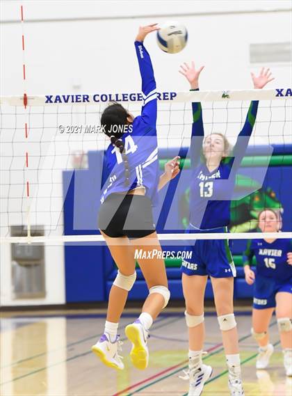 Thumbnail 2 in Chandler @ Xavier College Prep (Senior Night) photogallery.