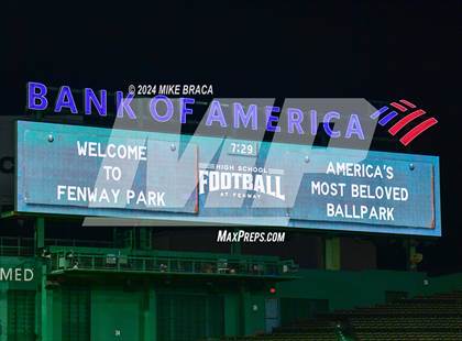 Thumbnail 1 in Stoneham vs. Reading Memorial (High School Football at Fenway Park) photogallery.