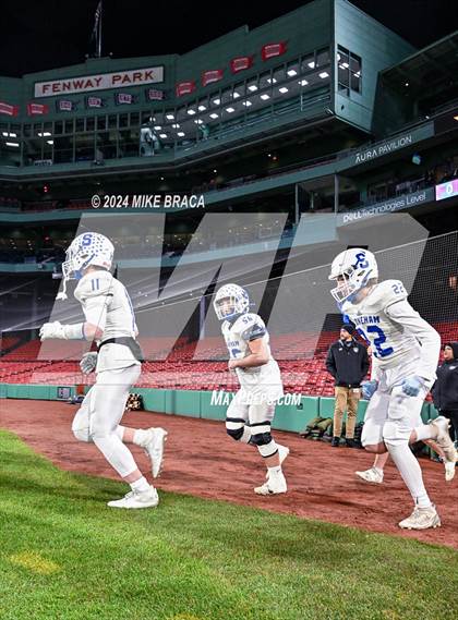 Thumbnail 3 in Stoneham vs. Reading Memorial (High School Football at Fenway Park) photogallery.