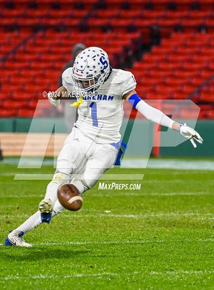 Thumbnail 1 in Stoneham vs. Reading Memorial (High School Football at Fenway Park) photogallery.