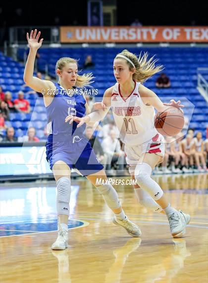 Thumbnail 2 in Glen Rose vs Krum (UIL Class 4A Bi-District) photogallery.