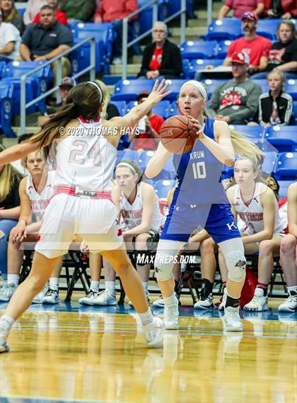 Thumbnail 1 in Glen Rose vs Krum (UIL Class 4A Bi-District) photogallery.