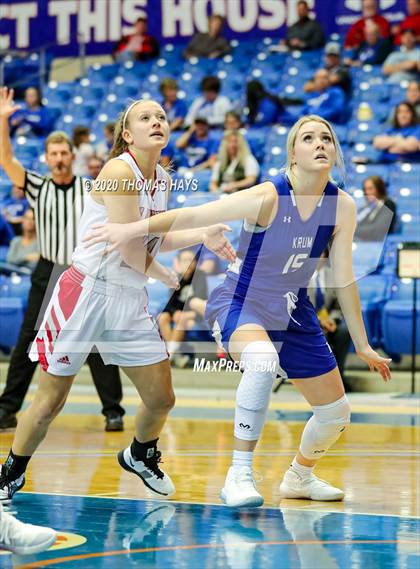 Thumbnail 3 in Glen Rose vs Krum (UIL Class 4A Bi-District) photogallery.