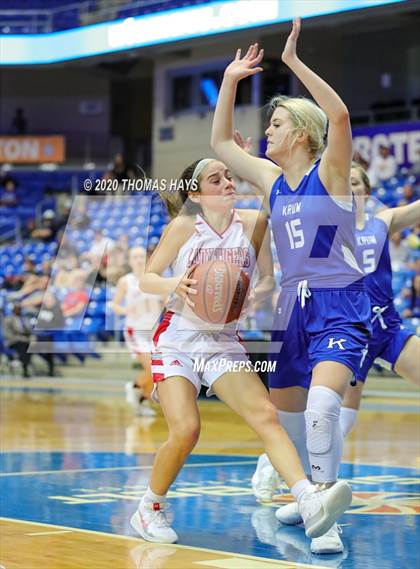 Thumbnail 3 in Glen Rose vs Krum (UIL Class 4A Bi-District) photogallery.