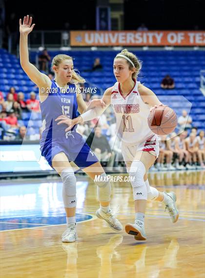 Thumbnail 3 in Glen Rose vs Krum (UIL Class 4A Bi-District) photogallery.
