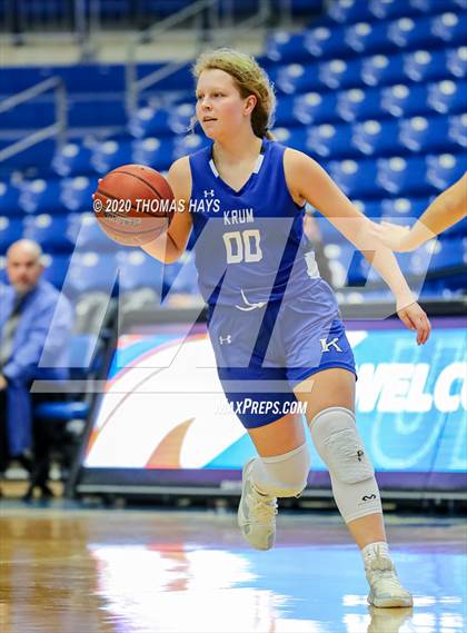 Thumbnail 2 in Glen Rose vs Krum (UIL Class 4A Bi-District) photogallery.