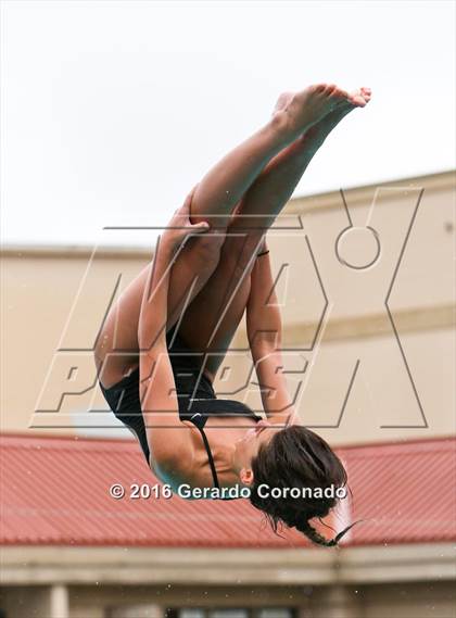 Thumbnail 3 in CIF SJS Girls Diving Finals photogallery.