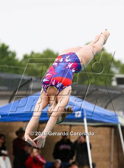 Thumbnail 2 in CIF SJS Girls Diving Finals photogallery.
