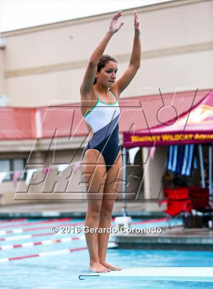 Thumbnail 3 in CIF SJS Girls Diving Finals photogallery.