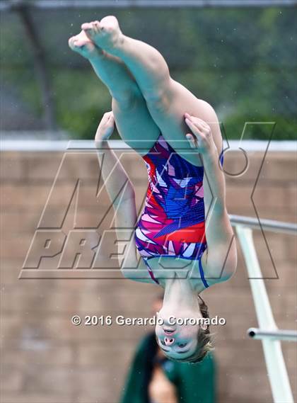 Thumbnail 2 in CIF SJS Girls Diving Finals photogallery.