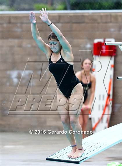 Thumbnail 1 in CIF SJS Girls Diving Finals photogallery.