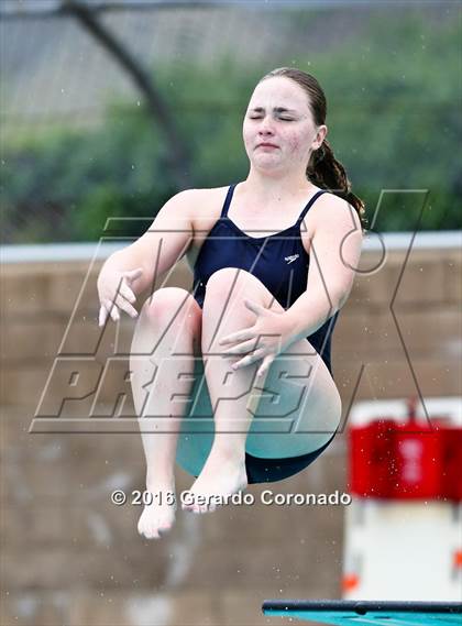 Thumbnail 2 in CIF SJS Girls Diving Finals photogallery.