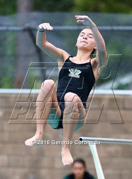Thumbnail 1 in CIF SJS Girls Diving Finals photogallery.
