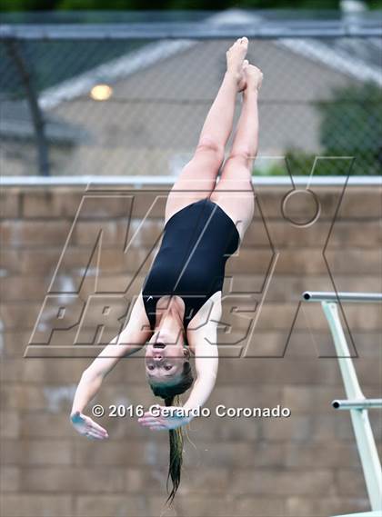 Thumbnail 2 in CIF SJS Girls Diving Finals photogallery.