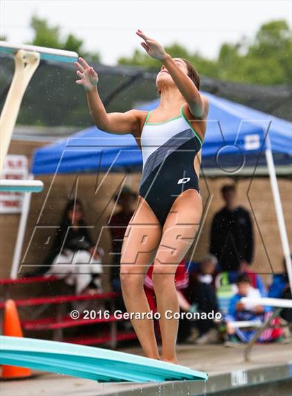 Thumbnail 3 in CIF SJS Girls Diving Finals photogallery.