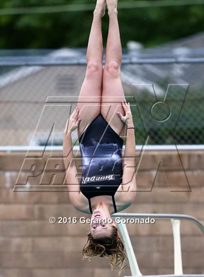 Thumbnail 3 in CIF SJS Girls Diving Finals photogallery.