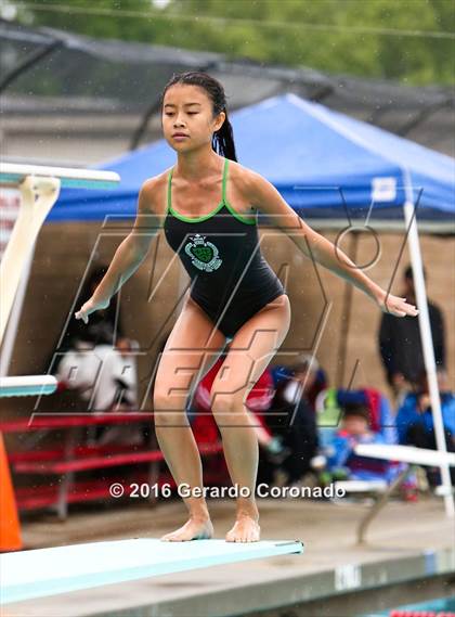 Thumbnail 3 in CIF SJS Girls Diving Finals photogallery.