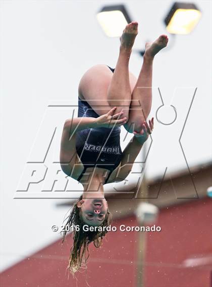 Thumbnail 1 in CIF SJS Girls Diving Finals photogallery.