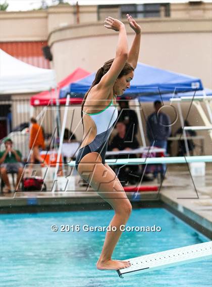 Thumbnail 3 in CIF SJS Girls Diving Finals photogallery.