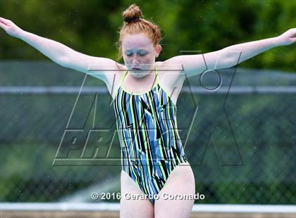 Thumbnail 2 in CIF SJS Girls Diving Finals photogallery.