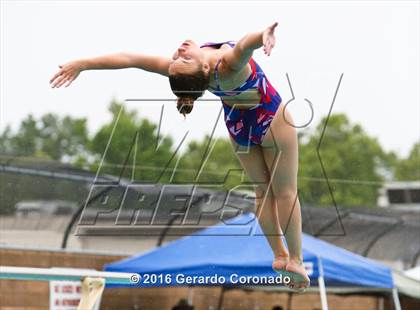 Thumbnail 3 in CIF SJS Girls Diving Finals photogallery.