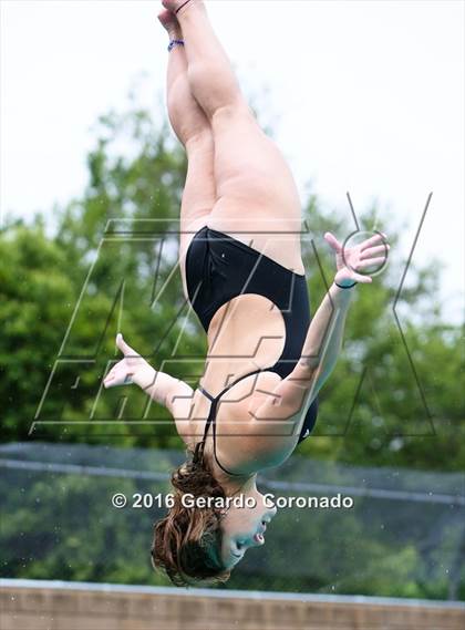 Thumbnail 2 in CIF SJS Girls Diving Finals photogallery.