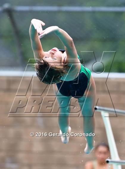 Thumbnail 1 in CIF SJS Girls Diving Finals photogallery.