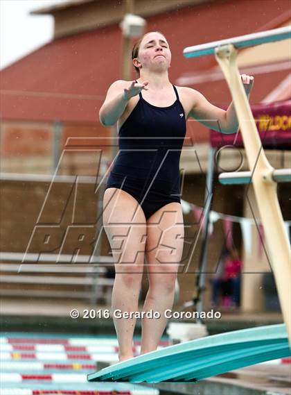 Thumbnail 3 in CIF SJS Girls Diving Finals photogallery.