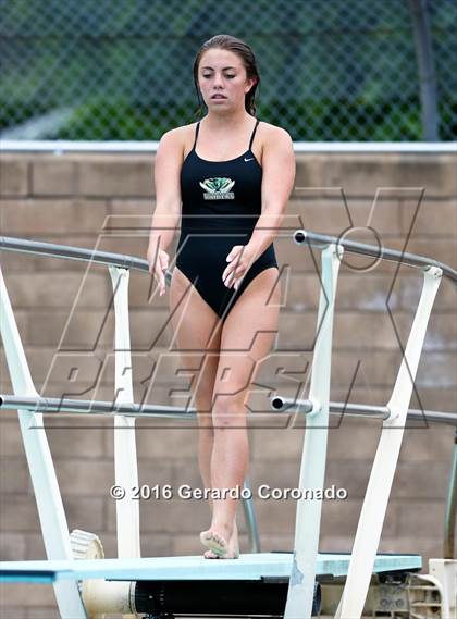 Thumbnail 2 in CIF SJS Girls Diving Finals photogallery.