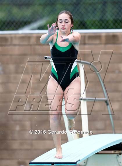 Thumbnail 2 in CIF SJS Girls Diving Finals photogallery.